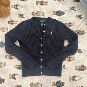 Ralph Lauren Navy Cardigan